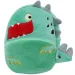 Luna: Must Team Dinosaurier gemusterter Kindergarten Plüsch Rucksack 27x10x24cm Bild 1