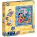 Luna: Stitch Hawaii Stimmung, 64-teiliges Puzzle mit Rahmen zum Ausmalen Bild 1