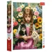 Mädchen mit Katzen 1000 Teile Puzzle - Trefl
