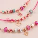 Make it Real: Kristall Medaillon Armbänder Pink Bild 4