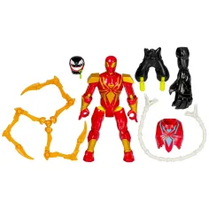 Marvel: Mix Mashers Iron Spider Figur mit Zubehör – Hasbro Bild 2