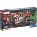 Marvel Superhelden 1000-teilige Panorama-Puzzle 98x33cm - Clementoni Bild 1