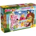 Mascha und der Bär Malen mit Freunden 60-teiliges Maxi-Bodenpuzzle 70x50cm - Lisciani Bild 1