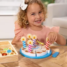 Melissa & Doug: Geburtstagskuchen-Spielset aus Holz - Spin Master Bild 3