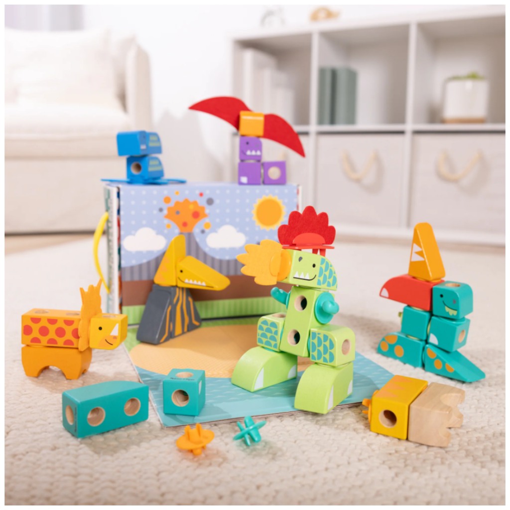 Melissa & Dough Blockables Dinosaurier Baukasten 69-teilig Bild 5