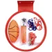 Metall-Basketballkorb-Set mit farbigem Netz, Ball und Pumpe, 24 cm Bild 4
