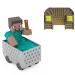 Minecraft RC Fernbedienung Bergbauwagen mit Steve Figur – Mattel Bild 2