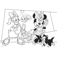 Minnie Maus 2-in-1 Puzzle und Malset mit 108 Teilen, 50x35 cm – Lisciani Bild 3