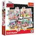 Minnie Maus und Freunde 12, 15, 20, 24-teilig 4-in-1 Puzzle - Trefl Bild 1