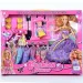 Modepuppe Spielset mit Baby und Zubehör