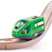 Moderne grüne elektrische Lokomotive - Woodyland Bild 2