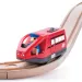 Moderne rote elektrische Lokomotive - Woodyland Bild 2