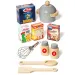 Molto: Nature Große Spielküche Holzspielset mit 10 Zubehörteilen Bild 2