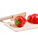 Molto: Obstset aus Holz mit Tablett, 9-teilig Bild 5