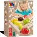 Molto: Obstset aus Holz mit Tablett, 9-teilig Bild 1