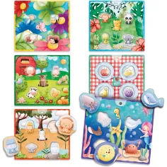 Montessori: Weiches Formensteckspiel-Set - Lisciani Bild 2