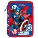 Must: Avengers - Captain America zweistöckiges gefülltes Federmäppchen 15x21x5cm Bild 1