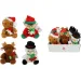 Nicotoy: Weihnachts-Plüschfigur in verschiedenen Ausführungen 1 Stück 18 cm - Simba Toys