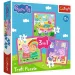 Peppa Wutz - 3 in 1 20, 36, 50 Teile Puzzle - Trefl Bild 1