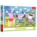 Peppa Wutz die Kraft der Freundschaft 3x50 Teile Puzzle - Trefl Bild 1