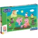 Peppa Wutz Fröhliches Pfützenhüpfen 104 Teile Maxi Puzzle – Clementoni Bild 1