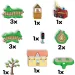 Peppa Wutz Whizz-Around Hase Rebekka mit rotem Zug Spielset Bild 2