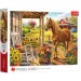 Pferd auf dem Bauernhof 1000 Teile Puzzle - Trefl