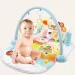PianoGym Tier Baby Spielteppich mit Klavier