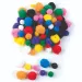 PlayBox: 200 Stück farbiges Pompon-Set Bild 1