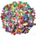 PlayBox: Buntes Paillettenpaket in verschiedenen Farben, Größen und Formen, 100g-Packung