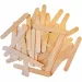 PlayBox: Dekorationsholzstäbe mit abgerundeten Ecken 150x18mm 100er-Pack