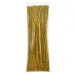 PlayBox: Goldfarbene Chenille-Fäden 100 Stück 6mm Bild 1