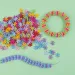PlayBox: Kunststoff-Perlenset in bunten Schneeflockenformen, 6200 Stück Bild 2