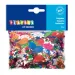 PlayBox: Pailletten in verschiedenen Größen, Farben und Formen, 50g-Packung