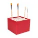 PlayBox: Pinselhalterbox mit 64 Löchern, 13 × 13 × 10 cm Bild 2