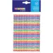 PlayBox: Selbstklebende bunte Strasssteine 525St 5mm