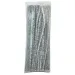 PlayBox: Silberfarbene Chenille-Fäden 100 Stück 6mm Bild 1