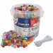 PlayBox: Transparentes und farbige Perlen Set 1200 Stück Bild 1