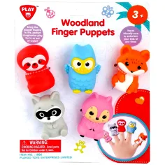 Playgo: 5-teiliges Fingerpuppen-Set Waldtiere Bild 1