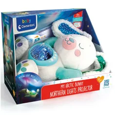 Plüsch-Häschen Nordlicht-Projektor – Clementoni Baby Bild 1