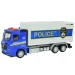 Polizeiautos: Schwungrad-Polizeilastwagen in verschiedenen Ausführungen 19cm Bild 4