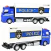 Polizeiautos: Schwungrad-Polizeilastwagen in verschiedenen Ausführungen 19cm Bild 5