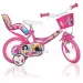Princess rosa Kinderfahrrad in Größe 12 - Dino Bikes Fahrrad