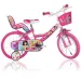 Prinzessin rosa Kinderfahrrad Größe 14 - Dino Bikes Fahrrad