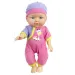 Puppe im Pyjama mit Hochstuhl und Zubehör, 29 cm Bild 1
