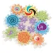 Quercetti: Play Eco Kaleido Zahnradspiel-Set 38-teilig Bild 4