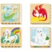 Quercetti: PlayBio Fantastische Wesen 4-in-1 Holzklotz-Puzzle Bild 2