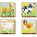 Quercetti: PlayBio Bauernhoftiere 4-in-1 Holzklotz-Puzzle Bild 2