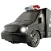 RC ferngesteuerter Geldtransporter Kleinbus mit Licht- und Soundeffekten 1:18 Maßstab 20cm Bild 4