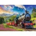Zugreise zwischen den Bergen – Puzzle mit 1000 Teilen -Trefl Bild 2